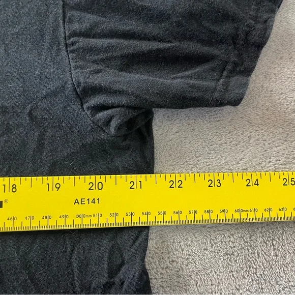 999 Black Skull Crew T Shirt Size Large Short Used - Picture 8 of 12